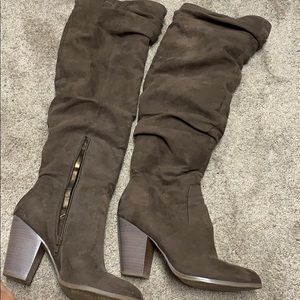 J. Lo knee high boot